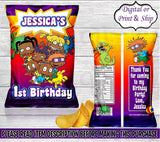 Rugrats Chip Bag-Rugrats Baby Shower Chip Bag -Chip Bag Labels-Rugrats Birthday Party- Rugrats Favor Bag-Rugrats Treat Bag-Rugrats Clip art
