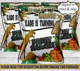 Stomp Chomp and Roar Fruit Snacks-Stomp Chomp and Roar Chip Bag-Dinosaur Fruit Snack-Dino Birthday-Dinosaur Decoration-Dinosaur Chip Bag