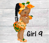 Cuties Baby Shower Chip Bag-Little Cuties Chip Bag-Cuties Chip Bag-Orange Chip Bag-Orange Party Favors-Cuties Favor Bag-Cuties Gender Reveal