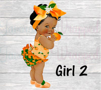 Cuties Baby Shower Chip Bag-Little Cuties Chip Bag-Cuties Chip Bag-Orange Chip Bag-Orange Party Favors-Cuties Favor Bag-Cuties Gender Reveal