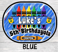 Crayon Pringle Stack Label-Art Pringle Stack Label-Crayon Birthday-Art Party-Pringle Label-Crayon Clipart-Crayon Chip Bag
