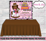 Its a Girl Story Table Backdrop-Toy Story Baby Shower Backdrop-Backdrop-Toy Story Baby Shower-Its a Boy Story Chip Bag-Its a Girl