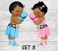 Boxing Chip Bag-Boxing Gender Reveal Party-Boxing Baby Shower-Boxing Birthday-Boxing Favor Bag-Boxing Treat Bag-Champ Chip Bag-Boxing Decor