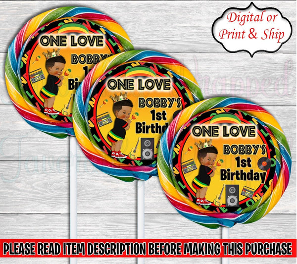 One Love Lollipop Label-Reggae Party-One Love Party-One Love Birthday-One Love Swirl Pop-Reggae Chip Bag-Jamaican Chip Bag-One Love Chip Bag